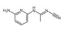 N-Cyano-N'-(6-amino-2-pyridyl)acetamidine Structure