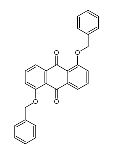 1,5-bis(benzyloxy)anthracene-9,10-dione Structure