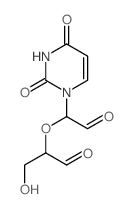 Uridine dialdehyde Structure