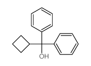 cyclobutyl-diphenyl-methanol Structure