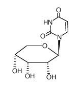 1-(β-D-ribopyranosyl)uracil Structure