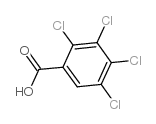 2,3,4,5-Tetrachlorobenzoic acid structure