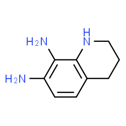 7,8-Quinolinediamine,1,2,3,4-tetrahydro- Structure