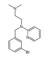 N-(m-Bromobenzyl)-N-(2-dimethylaminoethyl)-2-pyridinamine Structure