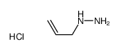 1-allylhydrazine hydrochloride Structure