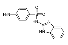 4-amino-N-(1H-benzimidazol-2-yl)benzenesulfonamide结构式