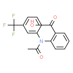 Benzoic acid,2-[acetyl[3-(trifluoromethyl)phenyl]amino]- Structure