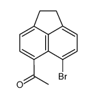 6-Acetyl-5-bromoacenaphthene Structure