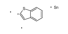 1-benzothiophen-2-yl(trimethyl)stannane结构式