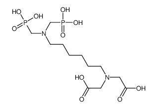 2-[6-[bis(phosphonomethyl)amino]hexyl-(carboxymethyl)amino]acetic acid结构式