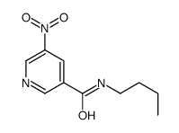 N-butyl-5-nitropyridine-3-carboxamide结构式