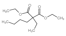 Propanedioic acid,2-butyl-2-ethyl-, 1,3-diethyl ester Structure