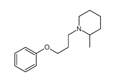 2-methyl-1-(3-phenoxypropyl)piperidine结构式