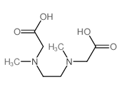 ((2-((Carboxymethyl)(methyl)amino)ethyl)(methyl)amino)acetic acid picture