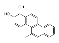 1,2-dihydro-1,2-dihydroxy-5-methylchrysene Structure