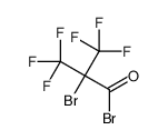 2-bromo-3,3,3-trifluoro-2-(trifluoromethyl)propanoyl bromide结构式