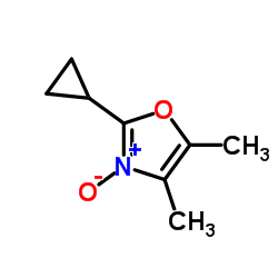 Oxazole, 2-cyclopropyl-4,5-dimethyl-, 3-oxide (9CI)结构式