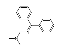 N-Diphenylmethylen-N',N'-(dimethyl)methylendiamin Structure