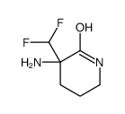 3-amino-3-(difluoromethyl)piperidin-2-one Structure