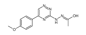 N'-[5-(4-methoxyphenyl)-1,2,4-triazin-3-yl]acetohydrazide Structure