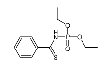 N-diethoxyphosphorylbenzenecarbothioamide Structure