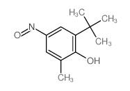 2-methyl-4-nitroso-6-tert-butyl-phenol structure