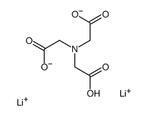 dilithium,2-[carboxylatomethyl(carboxymethyl)amino]acetate Structure