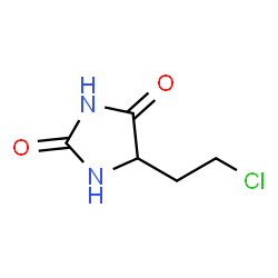 2,4-Imidazolidinedione,5-(2-chloroethyl)-结构式