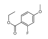 2-氟-4-甲氧基苯甲酸乙酯结构式