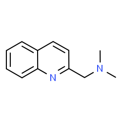 N,N-DIMETHYL-1-(QUINOLIN-2-YL)METHANAMINE Structure