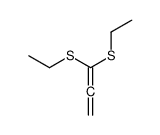 1,1-bis(ethylsulfanyl)propa-1,2-diene Structure