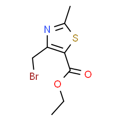 5-Thiazolecarboxylicacid,4-(bromomethyl)-2-methyl-,ethylester(9CI) structure