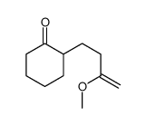 2-(3-methoxybut-3-enyl)cyclohexan-1-one结构式