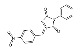 (Z)-2-(4-nitrobenzylidene)-3,5-dioxo-4-phenyl-1,2,4-triazolidin-2-ium-1-ide结构式