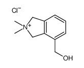 (2,2-dimethyl-1,3-dihydroisoindol-2-ium-4-yl)methanol,chloride Structure