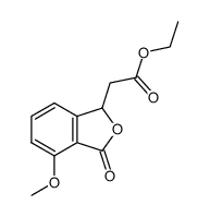 3-{(ethoxycarbonyl)methyl}-7-methoxyphthalide Structure