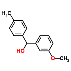 3-METHOXY-4'-METHYLBENZHYDROL结构式