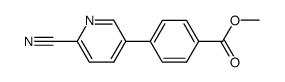 methyl 4-(6-cyanopyridin-3-yl)benzoate结构式