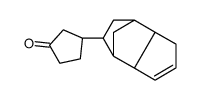 3-[3a,4,5,6,7,7a-hexahydro-4,7-methano-1H-inden-5(or 6)-yl]cyclopentan-1-one结构式