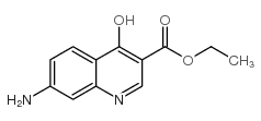 ETHYL 7-AMINO-4-HYDROXYQUINOLINE-3-CARBOXYLATE Structure