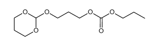 propyl 3-(1,3-dioxan-2-yloxy)propyl carbonate结构式