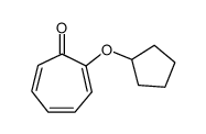 2-(cyclopentyloxy)tropone Structure