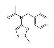 N-benzyl-N-(2-methyl-1,3-oxazol-5-yl)acetamide Structure