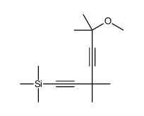 (6-methoxy-3,3,6-trimethylhepta-1,4-diynyl)-trimethylsilane Structure