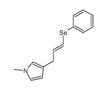 1-Methyl-3-((E)-3-phenylselanyl-allyl)-1H-pyrrole结构式