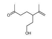 5-(2-hydroxyethyl)-6-methylhept-6-en-2-one结构式