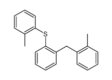 Benzene, 1-[(2-methylphenyl)methyl]-2-[(2-methylphenyl)thio]结构式