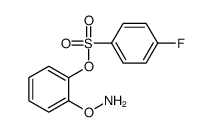 (2-aminooxyphenyl) 4-fluorobenzenesulfonate Structure