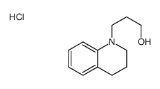 3-(3,4-dihydro-2H-quinolin-1-yl)propan-1-ol,hydrochloride结构式