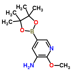 3-氨基-2-甲氧基吡啶-5-硼酸频哪醇酯图片